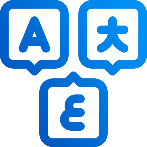 أيقونة متعدد اللغات